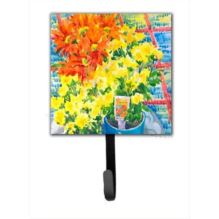 Jensendistributionservices 4.25 x 7 in. Flower Mums Leash Or Key Holder MI1709778